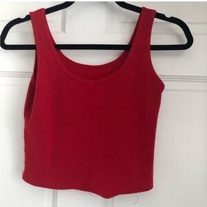 💚 5 for $15! 💚 SHEIN Cropped Red Tank Top
